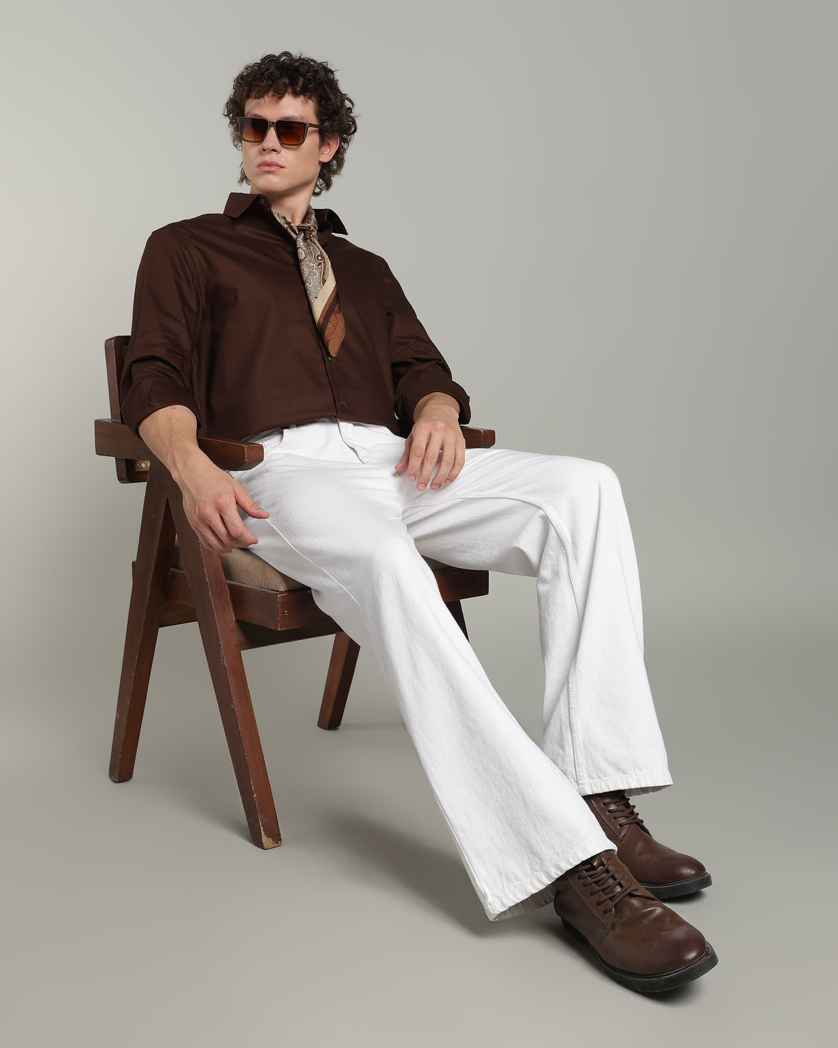 Espresso Brown Basic Shirt