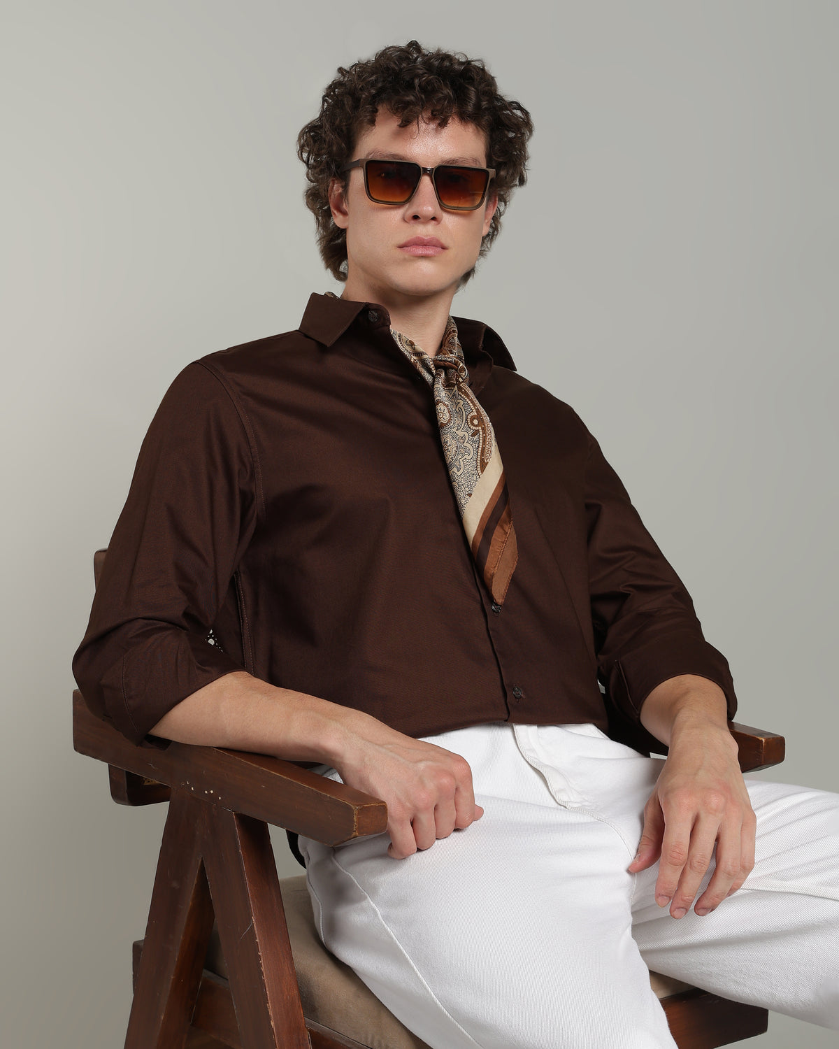 Espresso Brown Basic Shirt