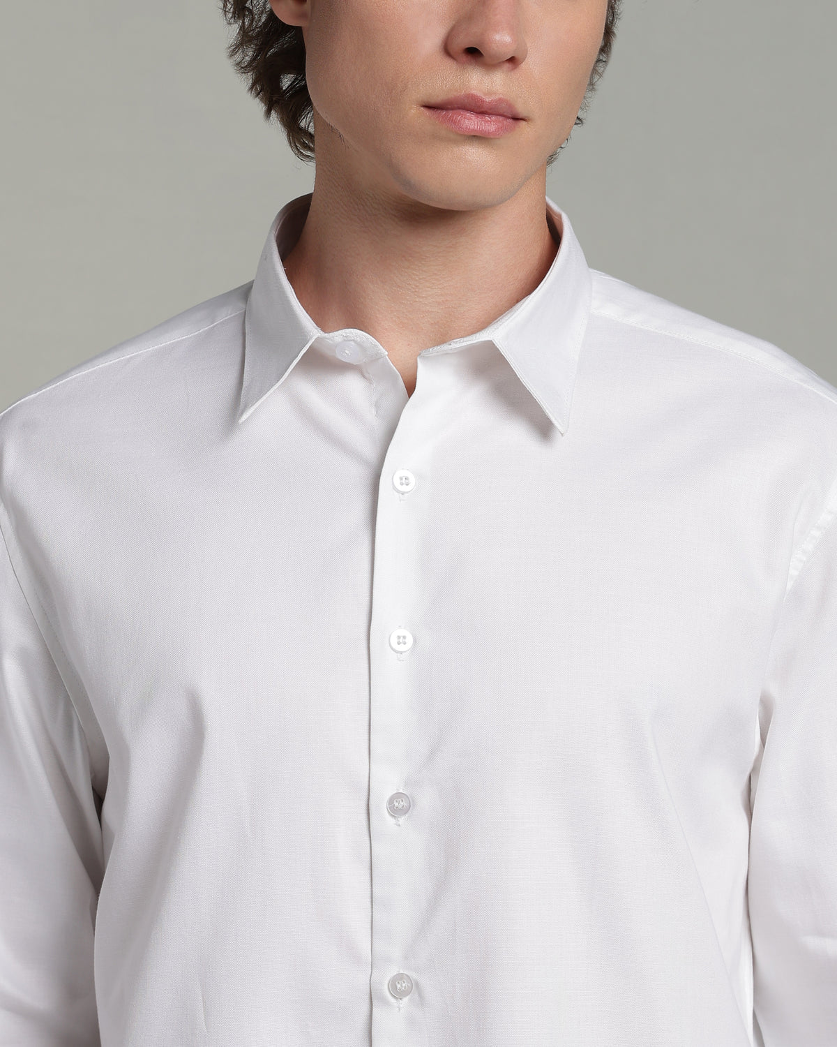 Cloud White Basic Shirt