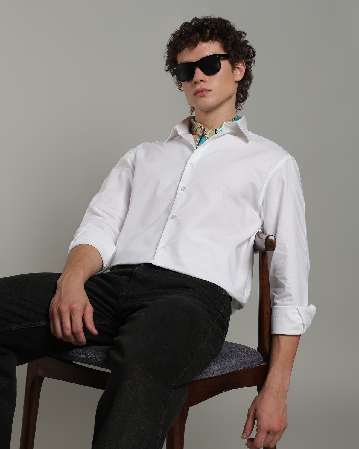Cloud White Basic Shirt